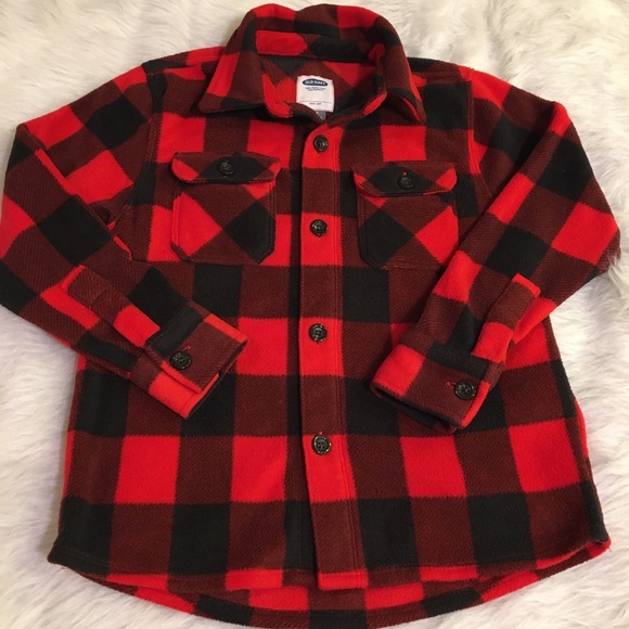 [Old Navy] Red Checker Flannel Shirt - Picture 3 of 5